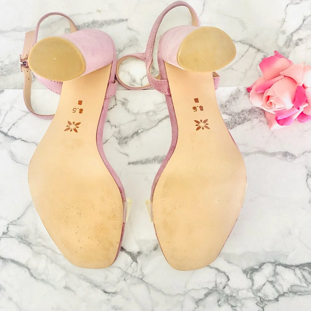 💕Pretty Purple PVC Heels SZ 8.5 - Picture 4 of 13